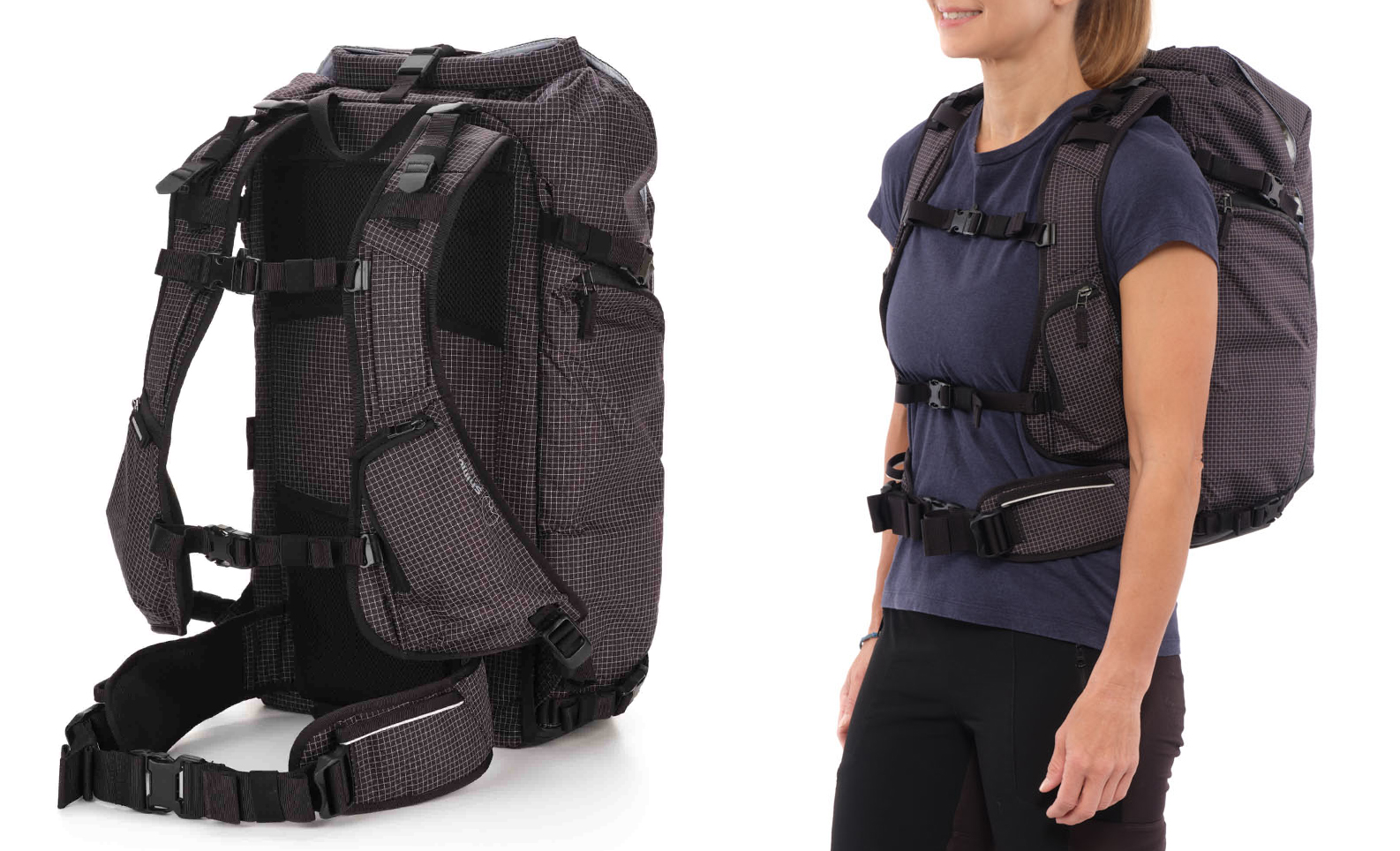 Фоторюкзак Shimoda Sidecountry 28 Women's Starter Kit B/W 520-353 комфортная носка, вентилируемые плечевые лямки и спинка