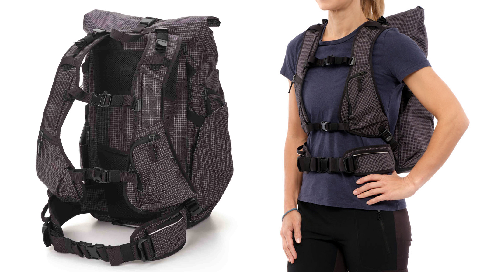 Фоторюкзак Shimoda Side Lite 22 Women's Black/White 520-372 комфортная носка, вентилируемые плечевые лямки и спинка