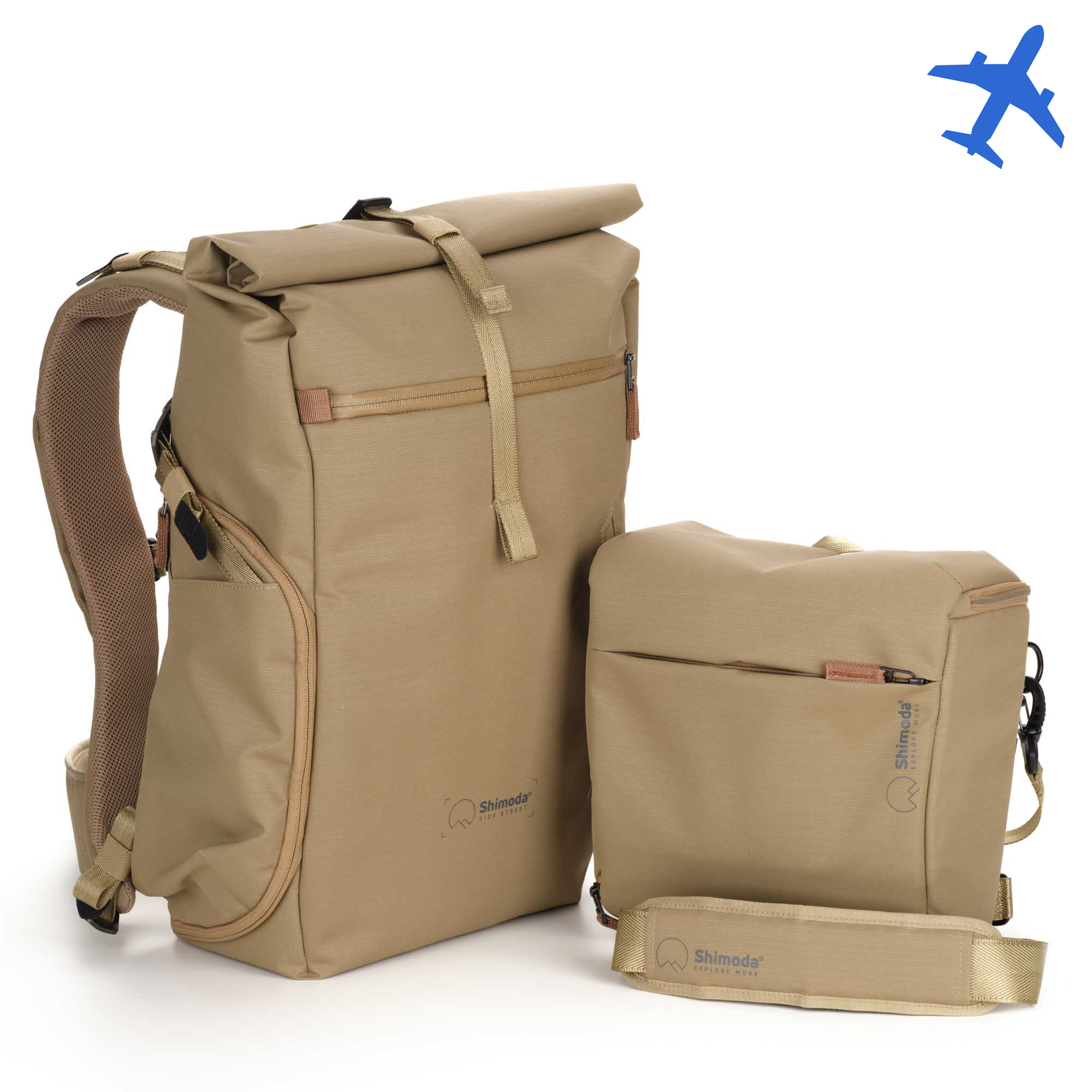 Фоторюкзак Shimoda Side Street 22 Starter Kit Boa 520-381 в комплекте с сумкой для фото