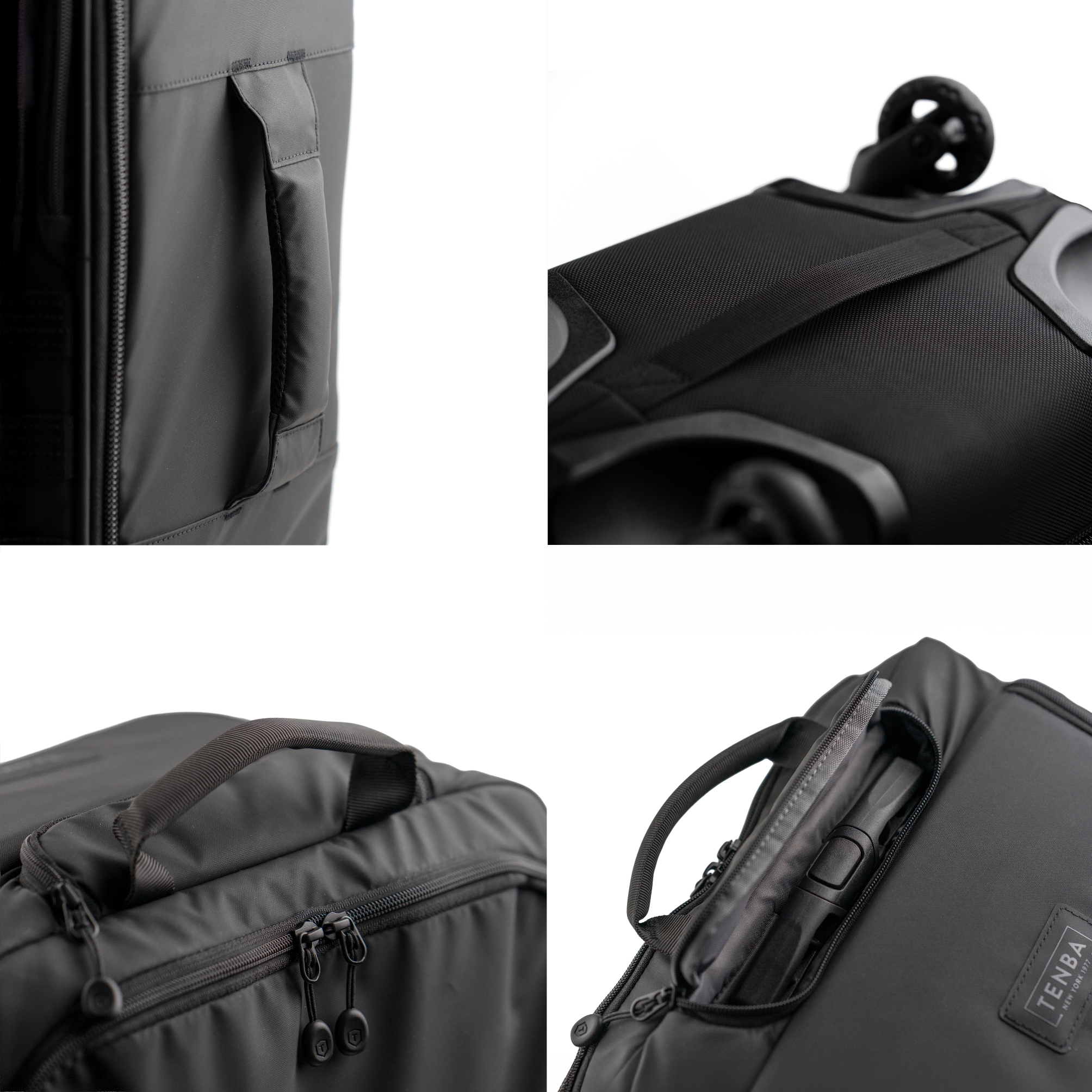 Три ручки чемодан на колесах Tenba Axis 28L Spinner Black 637-790 для установки на полку ручной клади