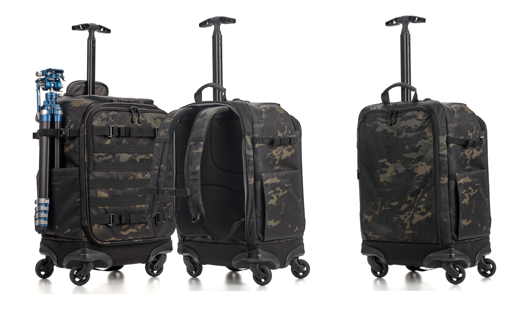 Фоторюкзак на колесах для фотографов и кинооператоров Tenba Axis 28L Spinner Multicam 637-791