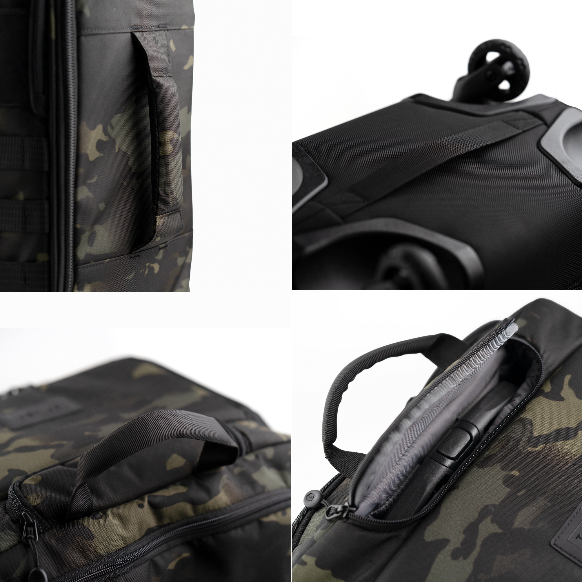 Три ручки чемодан на колесах Tenba Axis 28L Spinner Multicam 637-791 для установки на полку ручной клади
