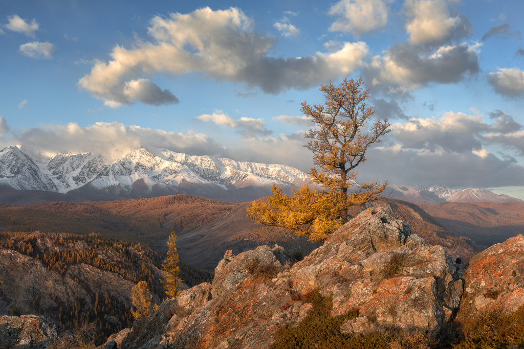 Цвет неба с поляризационным фильтром стал глубже и темнее, создав при этом эффект объема на облаках