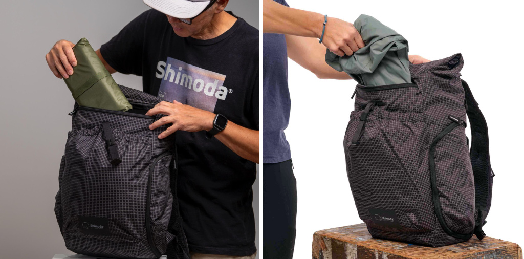 Фоторюкзак Shimoda Side Lite молния для быстрого доступа в верхнее отделение
